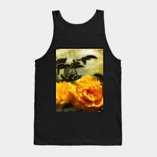 Yellow roses floral with angelic sky Tank Top